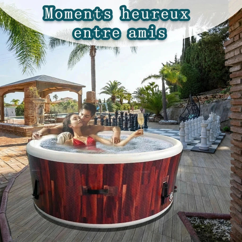 Installation terrasse/jardin — spa portable BienEtrePrestige