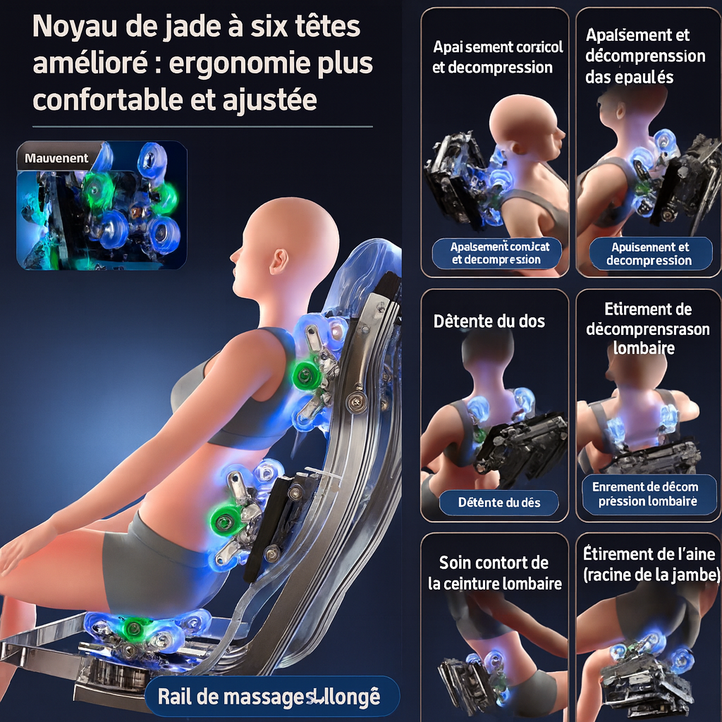 Gamme de coloris ukLife 5888 : Black Gray, White Gray, Black Blue, Black Brown, Starry Blue