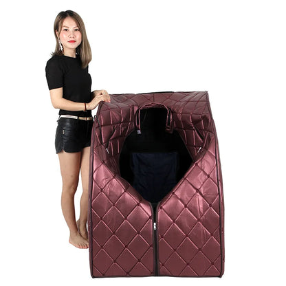 Gros plan sur les 4 éléments chauffants mica 750 W du sauna infrarouge portable