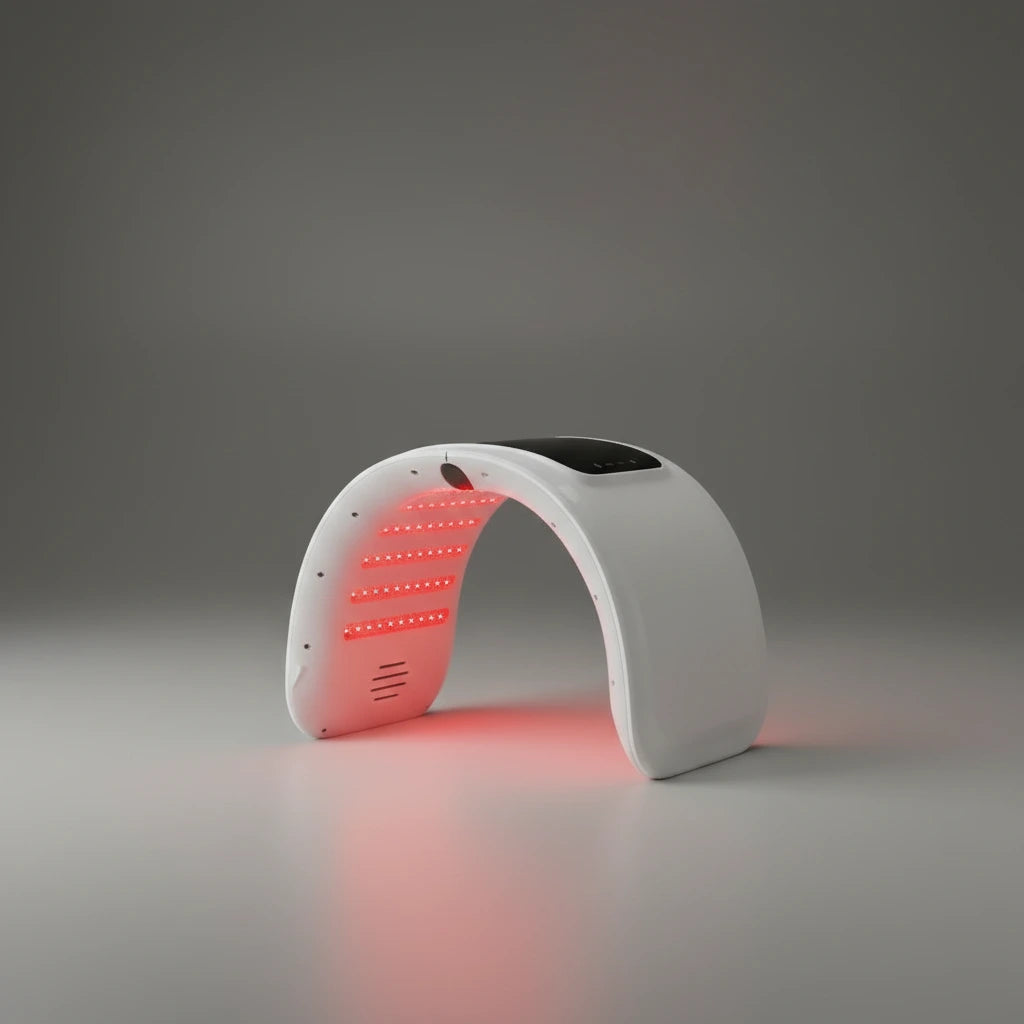 Masque LED 7 couleurs 100 LED premium sur support, BienEtrePrestige