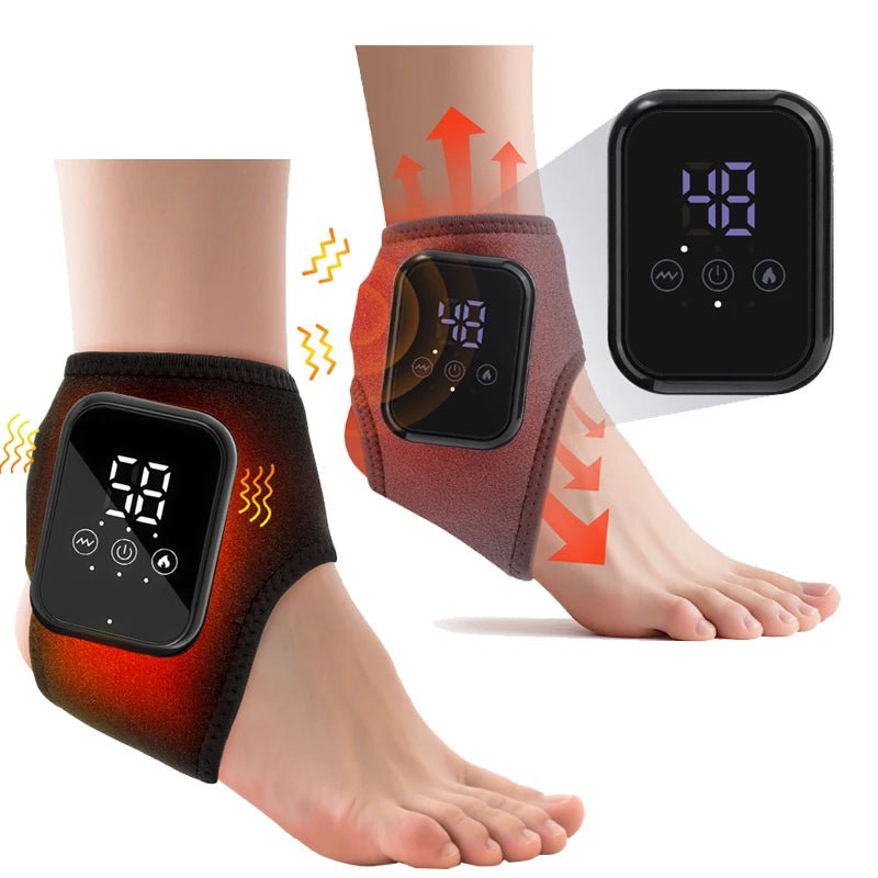 Chauffe-cheville massant rechargeable — vue d’ensemble premium