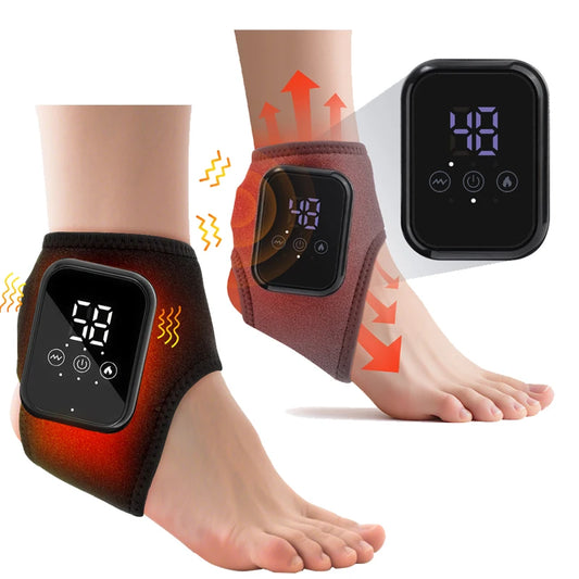 Chauffe-cheville massant rechargeable — vue d’ensemble premium