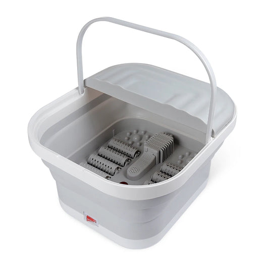 Bain de pieds pliable chauffant 450W — vue d’ensemble premium