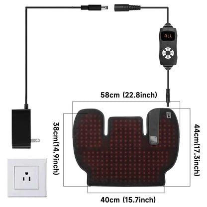 Pack complet écharpe LED 660/850 nm avec alimentation UE/UK/US/AU