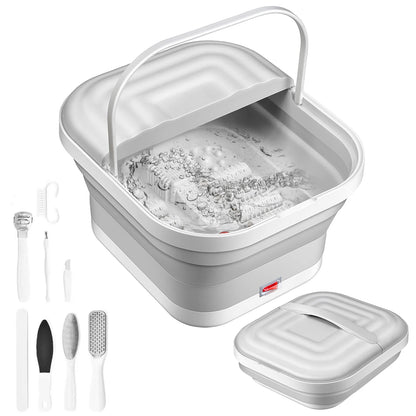 Bulles oxygénées et chauffe 38–48 °C — relaxation plantaire