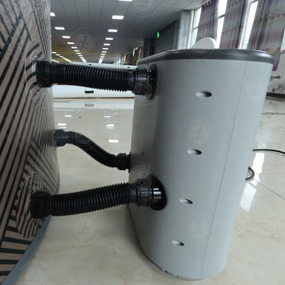 Panneau de contrôle — réglage bulles et température