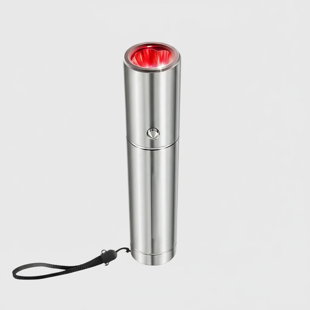 Stylo LED 630/660/850 nm inox 304 – photobiomodulation ciblée