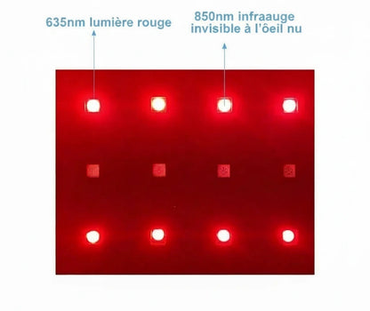 Wrap luminothérapie — format 1260×175 mm avec sangle