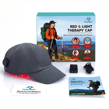 Cap LED cheveux gris avec prise UK et contrôleur USB