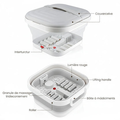 Rouleaux massants et nodules 3D pour voûte plantaire