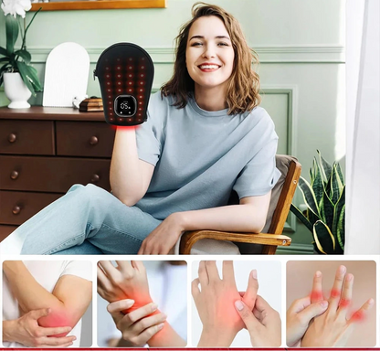 Paire de gants lumière rouge proche infrarouge pour les mains