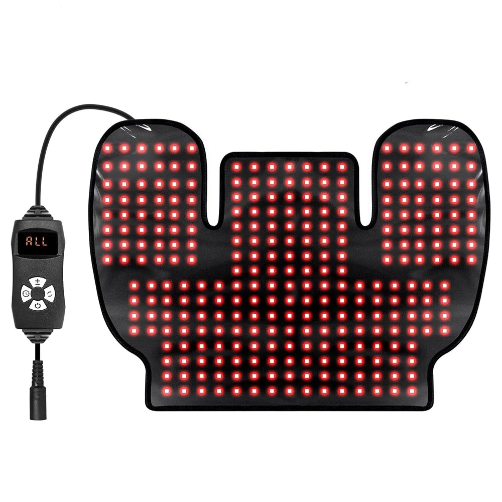 Écharpe de luminothérapie 660/850 nm – nuque & épaules, 288 LED, soulagement cervical premium | BienEtrePrestige