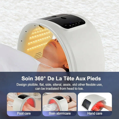 Design pliable : utilisation à plat, assise ou allongée – corps & visage