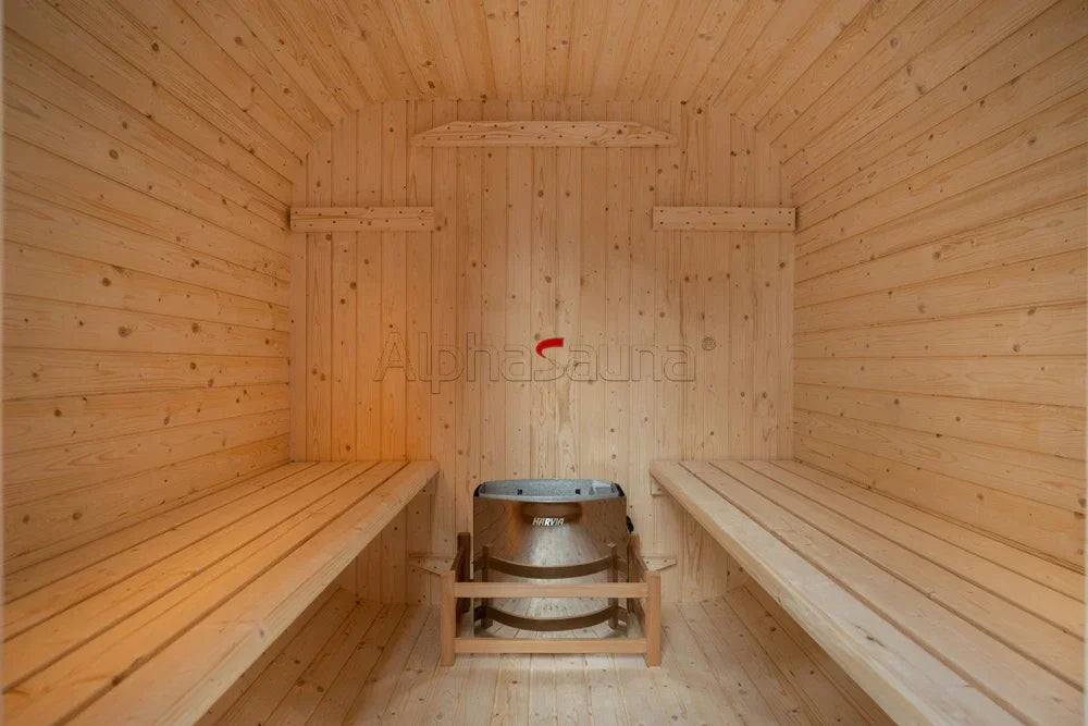 Détail de la finition brossée sur bassin inox pour espace bien-être