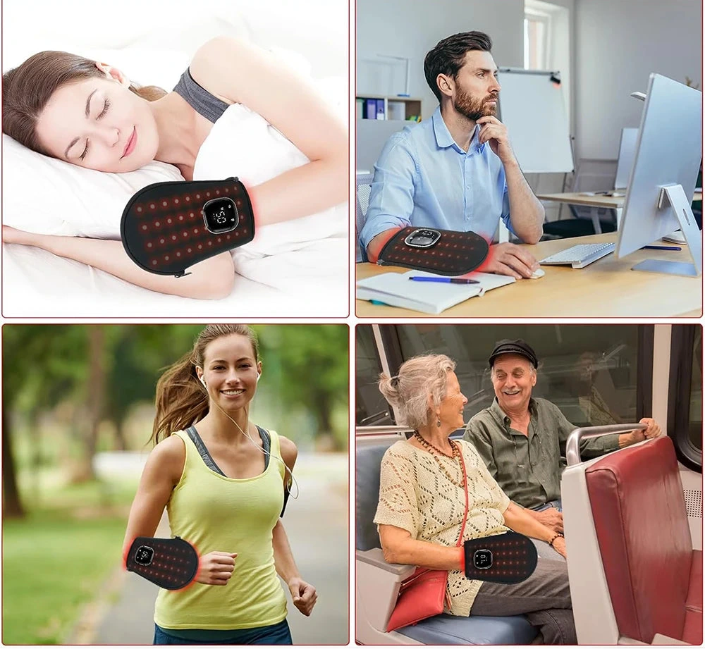 Gant thérapie lumière rouge – zip d’extension poignet/avant-bras