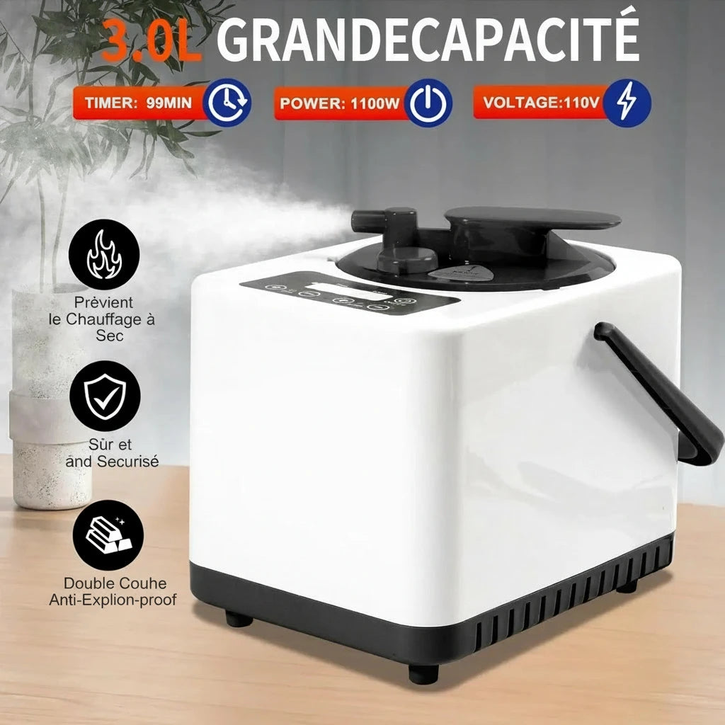 Générateur de vapeur 3 L 1100 W pour sauna portable à domicile
