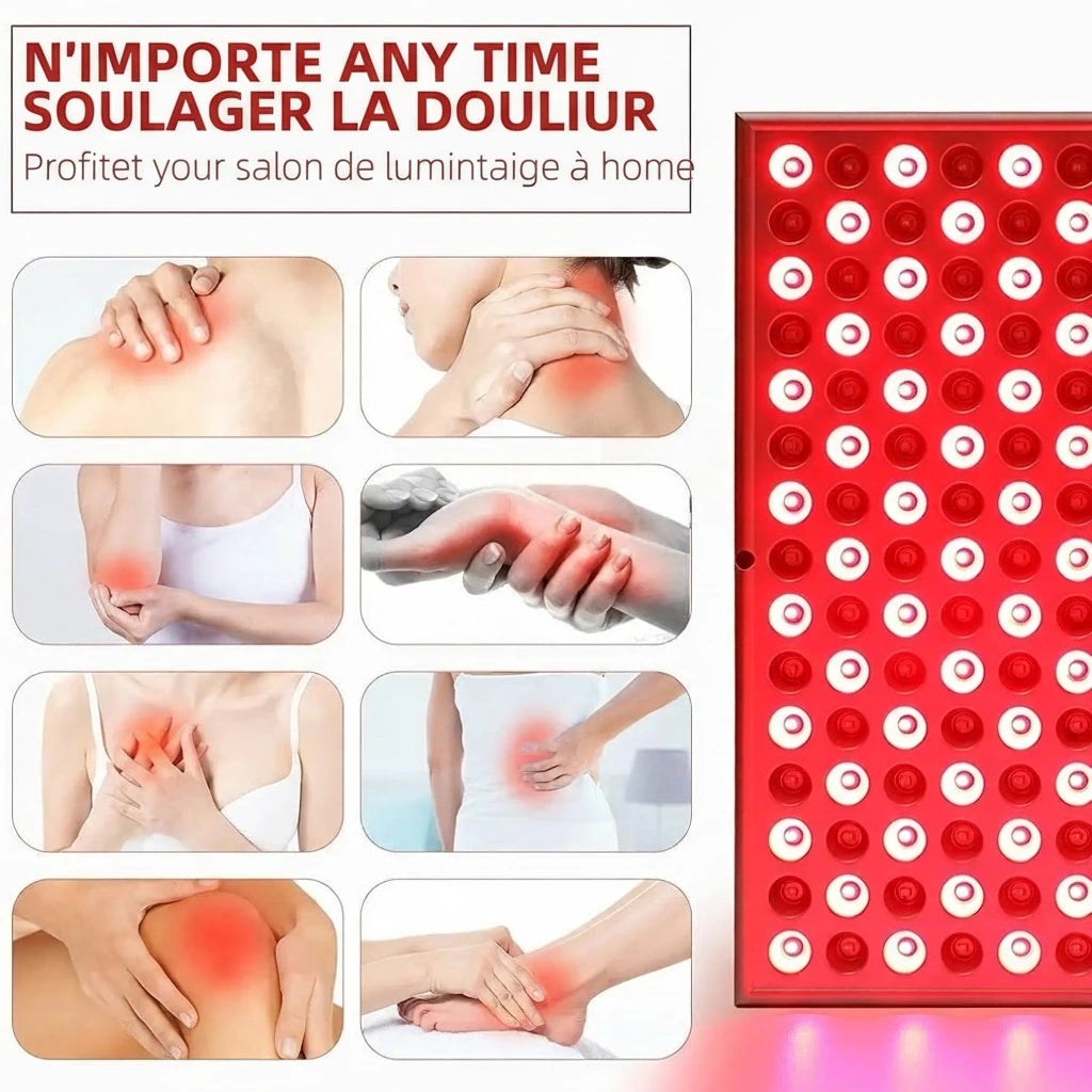 Red light therapy panel certifié CE FCC RoHS – qualité premium