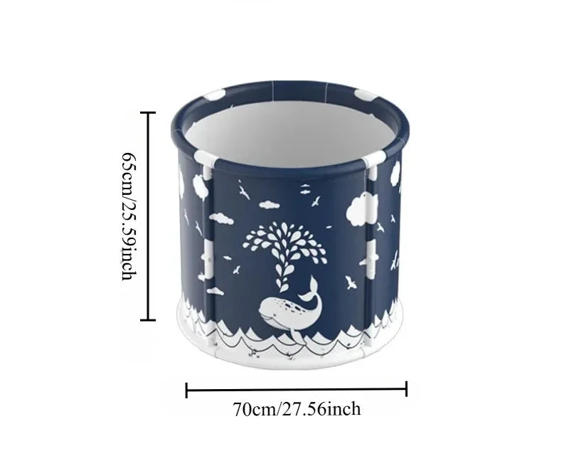 Baignoire portable pliable — rangement vertical gain de place